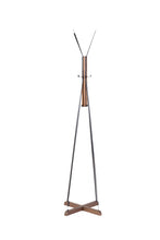 Load image into Gallery viewer, Reclaimed Wood And Metal Freestanding Coat Rack With Hooks Use In Bedroom, Living Room - Natural
