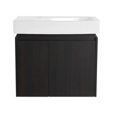 Load image into Gallery viewer, Modern Bathroom Vanity With Ceramic Basin, Wall Mounted Floating Sink Combo, Storage Cabinet
