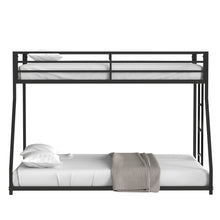 Load image into Gallery viewer, Adam Twin Over Full Metal Bunk, Black
