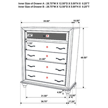 Load image into Gallery viewer, Randall - 5 Drawer Chest - White
