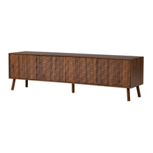 Load image into Gallery viewer, TV Stand With Soft Closing Hinges And Cable Management - Walnut
