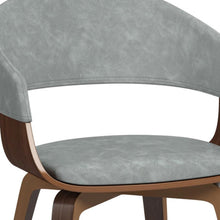 Load image into Gallery viewer, Wood Dining Parsons Chair - Gray / Walnut
