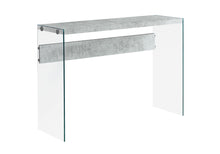 Load image into Gallery viewer, Solid Console Table - Gray And Clear
