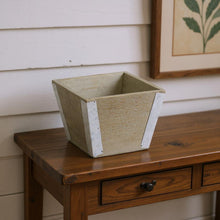 Load image into Gallery viewer, Square Planter Box (638084) - Natural / Silver

