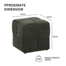 Load image into Gallery viewer, Modern Ottoman Foot Rest With Woven Design
