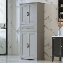 Load image into Gallery viewer, Bathroom Storage Cabinet With Multifunctional Storage Space, Drawer With Slide Rails, Adjustable Shelf
