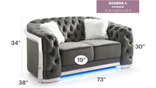 Load image into Gallery viewer, Loveseat With Flared Arms
