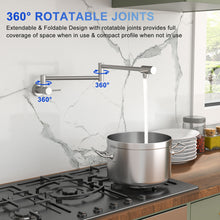 Load image into Gallery viewer, Modern Design Pot Filler Faucet Wall Mount Kitchen Sink, Folding Stretchable
