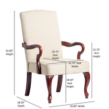 Load image into Gallery viewer, Delaney - Elegant Gooseneck Arm Chair With High Back

