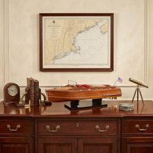 Load image into Gallery viewer, Hand Painted Decorative Boat - Brown
