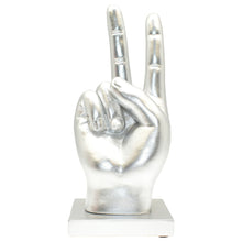 Load image into Gallery viewer, Hand Tabletop Sculpture - Silver

