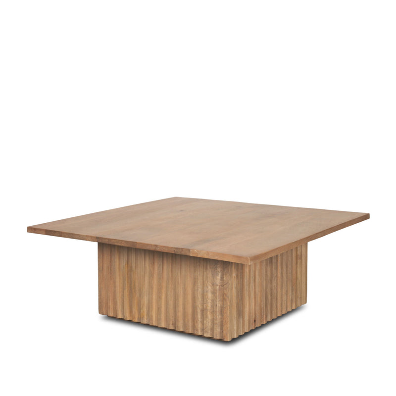 Square Block Coffee Table (727810) - Brown