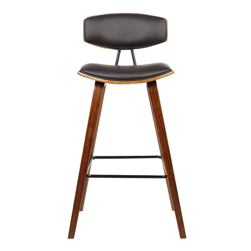 Low Back Bar Height Bar Chair - Brown
