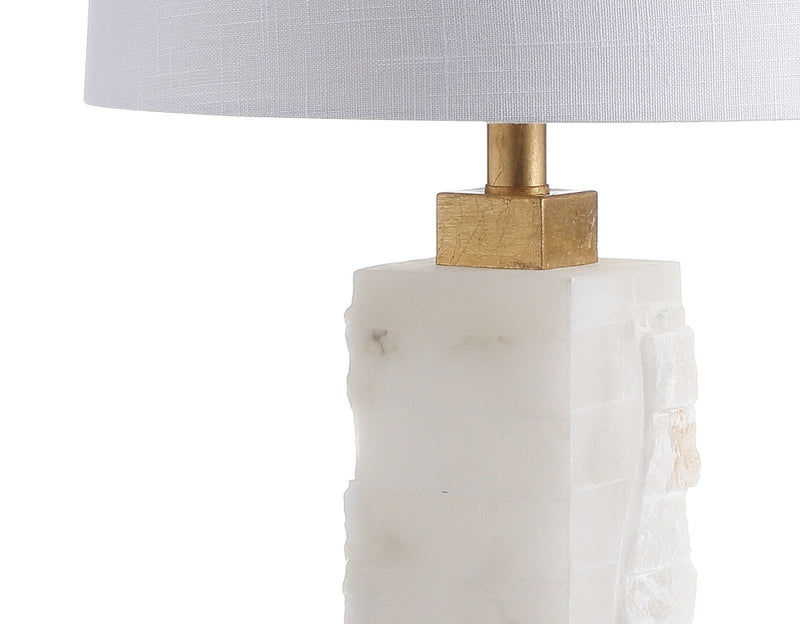 23" Novelty Table Lamp LED With Globe Shade - White