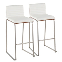 Load image into Gallery viewer, Mason Mara - Contemporary Fixed Height Barstool (Set of 2)
