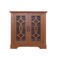 Load image into Gallery viewer, Spacious Sideboard With Adjustable Shelf Storage - Dark Oak
