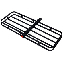 Load image into Gallery viewer, Heavy Duty Steel Hitch Mount Cargo Carrier Rack For SUV, Truck, Car With 2" Receiver - Black
