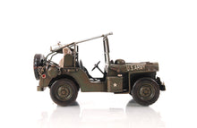 Load image into Gallery viewer, Army Hand Painted Decorative Truck - Green
