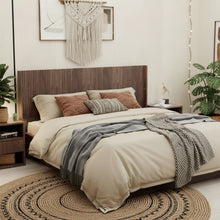 Load image into Gallery viewer, Modern Wide Wall Mounted Fluted Panel Headboard

