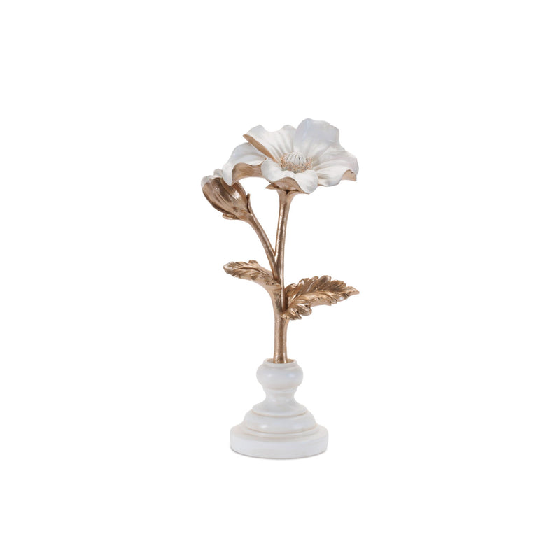 Tabletop Sculpture (Set of 3) - Gold / White