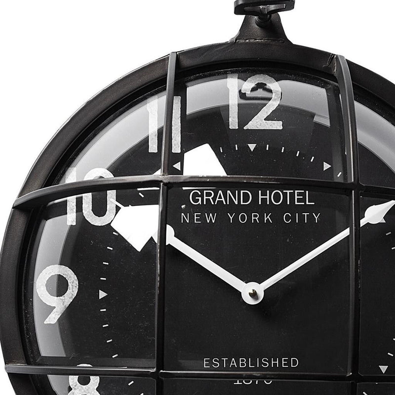 Analog Round Wall Clock (731517) - Black