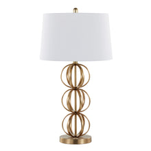Load image into Gallery viewer, Linx - Contemporary Table Lamp (Set of 2) - Gold / White
