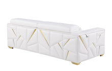 Load image into Gallery viewer, Top Grain Leather Reclining Sofa Storage - White
