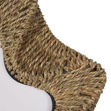 Load image into Gallery viewer, 38" Abstract Floating Rope Framed Accent Mirror - Brown
