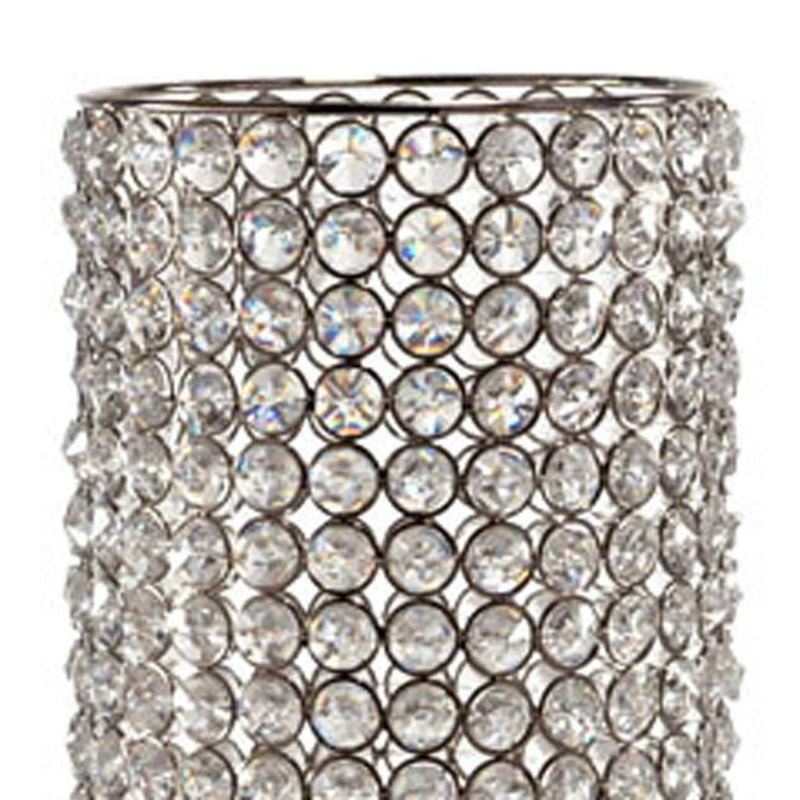 Table Vase (628109) - Clear / Silver