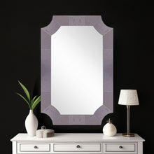 Load image into Gallery viewer, 35" Novelty Glass Framed Accent Mirror - Gray
