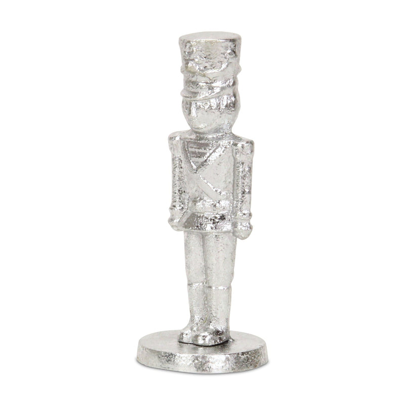 Christmas Nutcracker Hand Painted Figurine (634485) - Silver