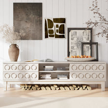 Load image into Gallery viewer, Media Console With 4 Drawers And Cable Management
