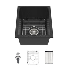 Load image into Gallery viewer, Quartz Composite Undermount Single Bowl Kitchen Sink
