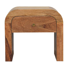 Load image into Gallery viewer, 16" Solid Wood One Drawer Nightstand - Brown
