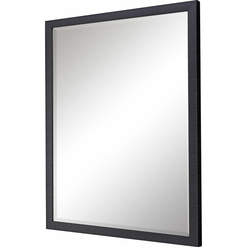39" Framed Accent Mirror - Black
