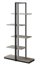 Load image into Gallery viewer, Five Tier Etagere Bookcase - Taupe
