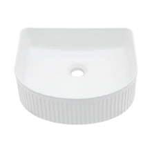 Load image into Gallery viewer, Vessel Bathroom Sink With Design - White
