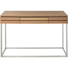 Load image into Gallery viewer, Frame Console Table And Drawers - Brown And Silver
