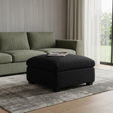 Load image into Gallery viewer, Velvet Footstool - Black
