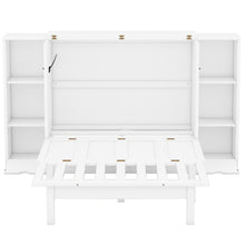 Load image into Gallery viewer, Murphy Bed With Shelves, Drawers And USB Ports
