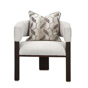 West Kensington - Accent Chair - Buff / Medium Espresso