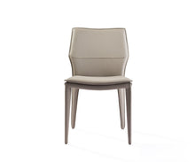 Load image into Gallery viewer, Upholstered Faux Leather Dining Side Chairs (Set of 2) - Taupe
