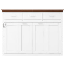Load image into Gallery viewer, Twin Size Murphy Bed With 3 Drawers - White
