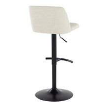 Load image into Gallery viewer, Toriano - Contemporary Adjustable Barstool Swivel With Rounded T Footrest (Set of 2)
