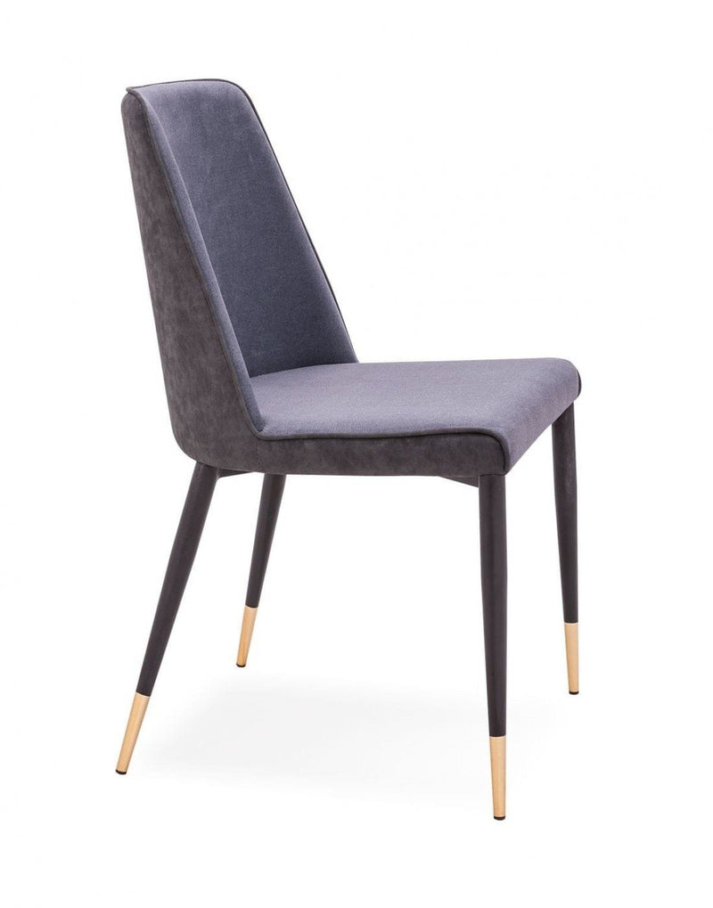 Modern Dining Chairs (Set of 2) - Dark Gray