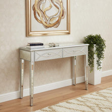 Load image into Gallery viewer, Glass Mirror Console Table - Silver
