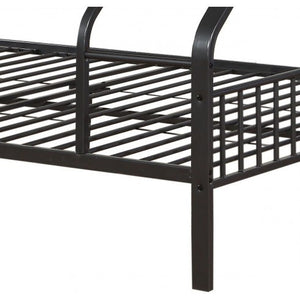 ACME Caius Bunk Bed (Twin XL/Queen) in Gunmetal 37605