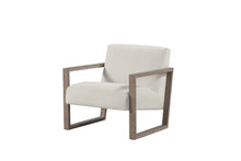 Load image into Gallery viewer, 28" Fabric Lounge Chair - Off White / Ash
