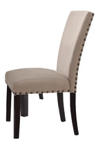 Load image into Gallery viewer, Upholstered Linen Dining Side Chairs (Set of 2) - Taupe
