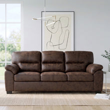 Load image into Gallery viewer, 3 Seater Sofa With Padded Armrests And Triangular Leg
